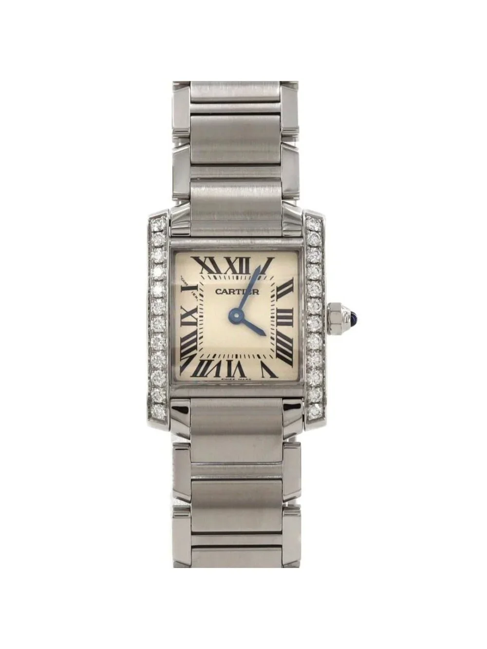 Cartier Tank Francaise SM D 4 TA SS Quartz Watch